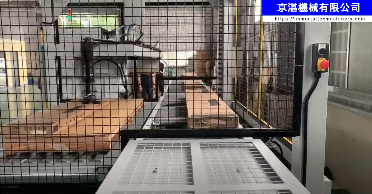 門板分類堆疊自動線 Automatic stacking machine