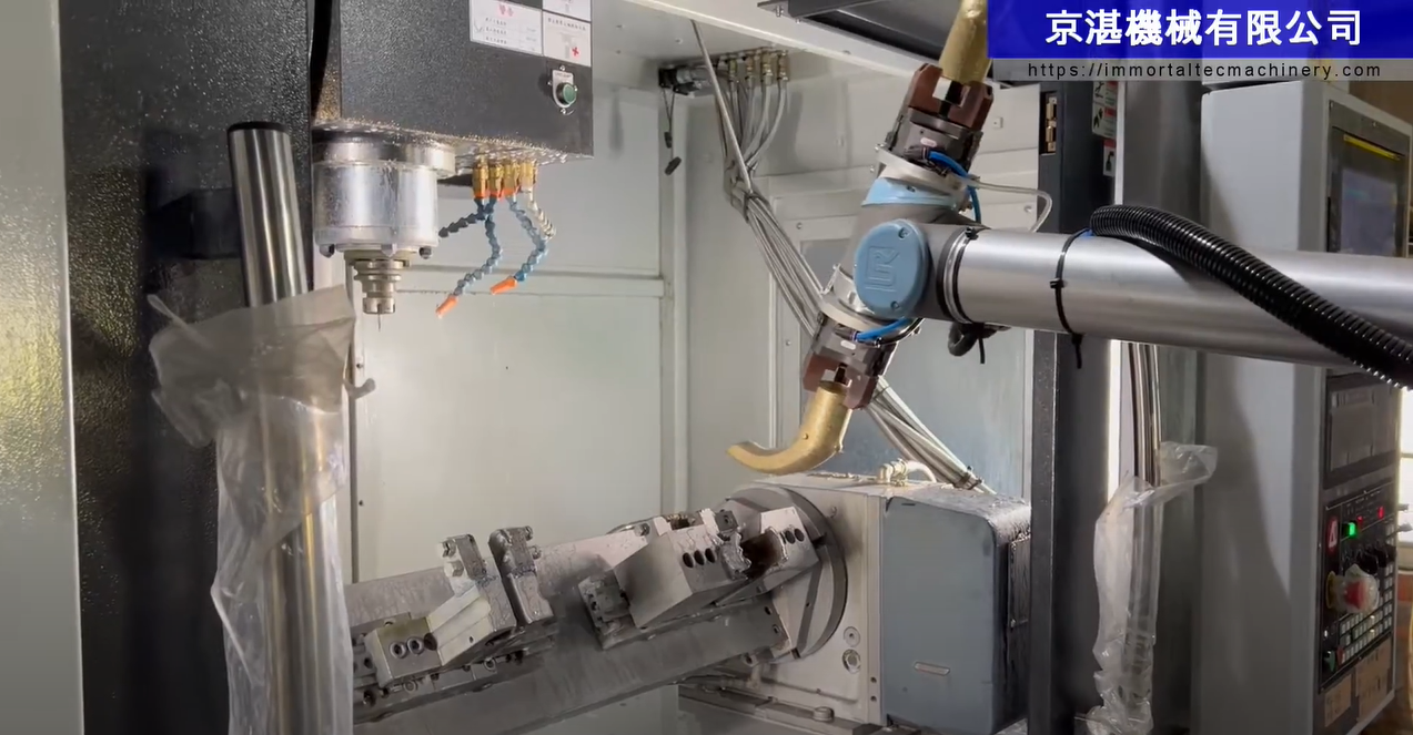 手臂輔助CNC加工機 robot processing machine